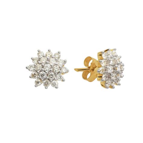 9ct gold stud earrings argos